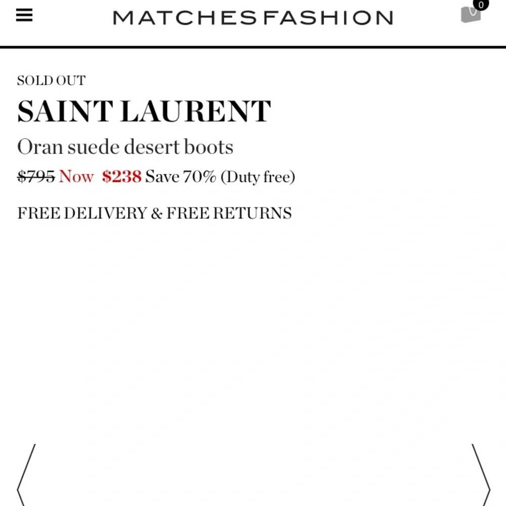 Saint Laurent Oran Chukka in Tan Suede Boots - Picture 13 of 14